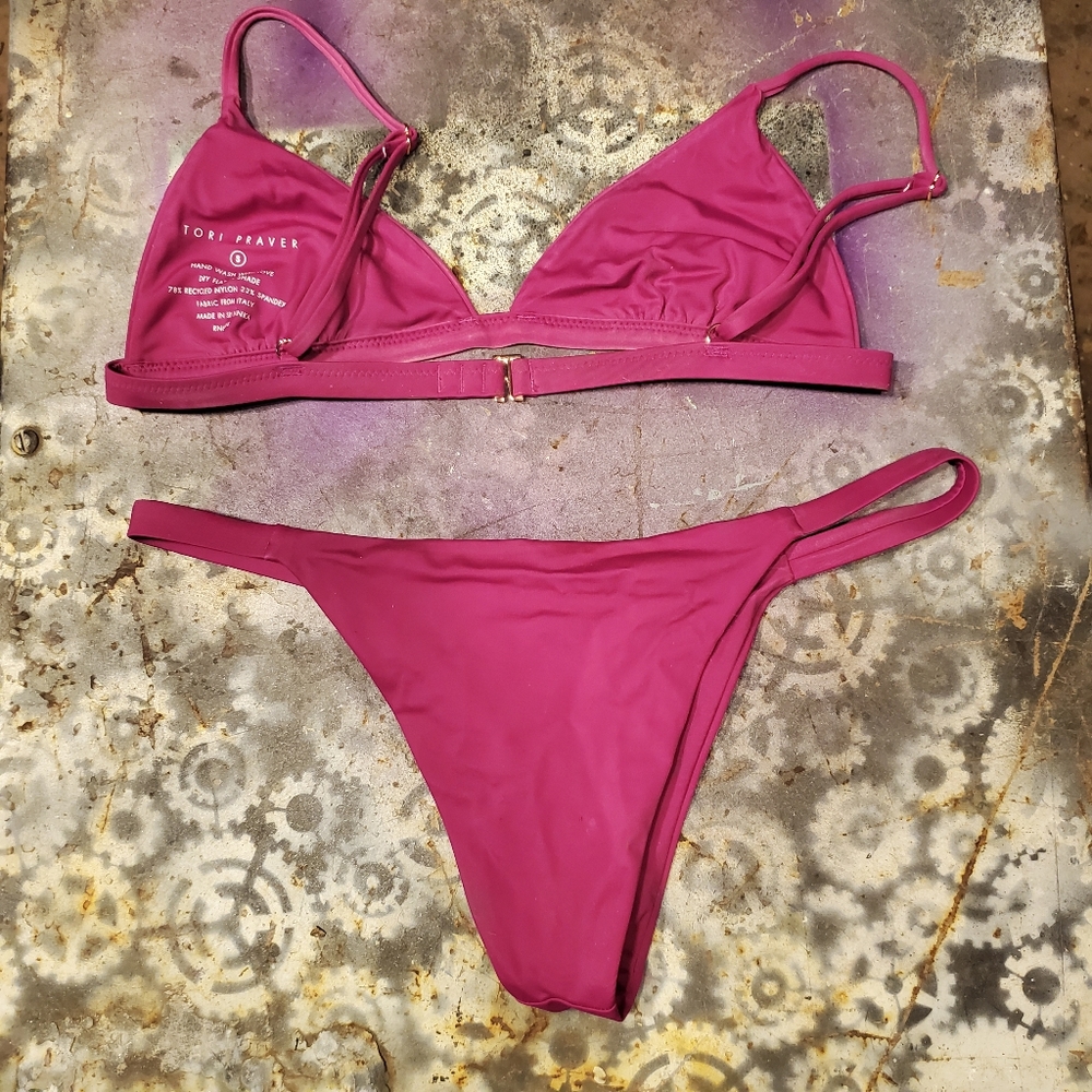 TORI PRAVER SWIMWEAR Bikini SET! In Plumeria - Picture 6 of 7